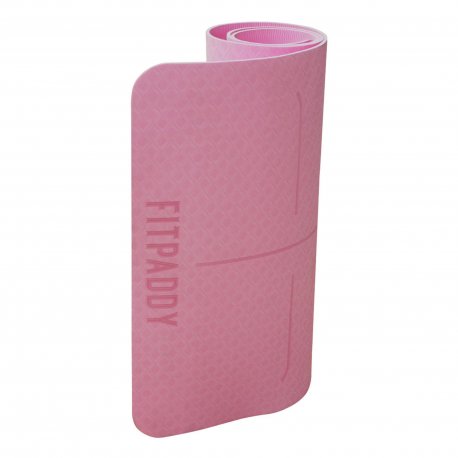 Коврик для йоги и пилатеса Fitpaddy Pink (MAT01PK)