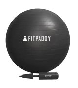 М'яч для фітнесу Fitpaddy 65 см Black (GBALL65)