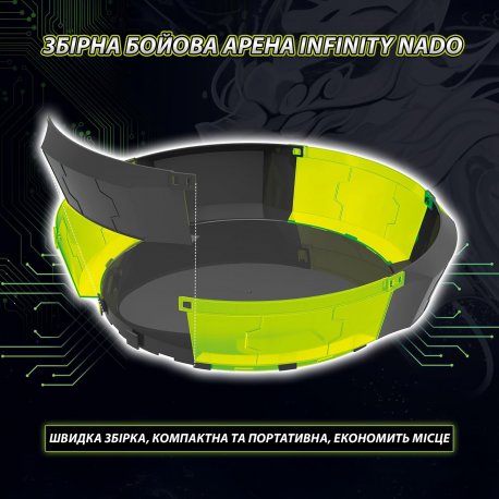 Набір дзиги Infinity Nado VII Pro Series Modular Battle Set Thunder Shadow Hunter vs Fiery Blast (EU664181)