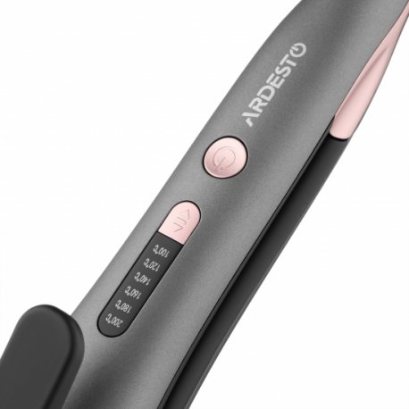 Плойка-випрямляч для волосся Ardesto Pink Touch Gray (HS-R360PT)