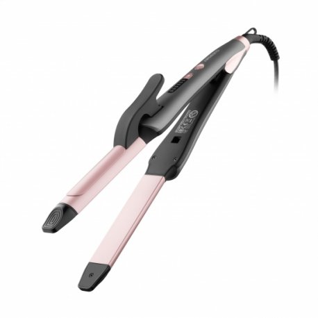 Плойка-выпрямитель для волос Ardesto Pink Touch Gray (HS-R360PT)