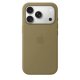 Чехол Apple для iPhone 18 Pro Silicone Case with MagSafe Olive (MK8V4)