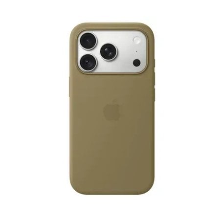 Чехол Apple для iPhone 18 Pro Silicone Case with MagSafe Olive (MK8V4)