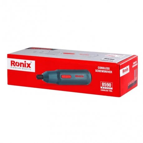 Отвертка аккумуляторная Ronix 3.6В набор (8590)