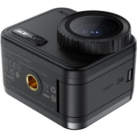 Экшн-камера Acefast X1 4K Waterproof Action Black (6974316285816)