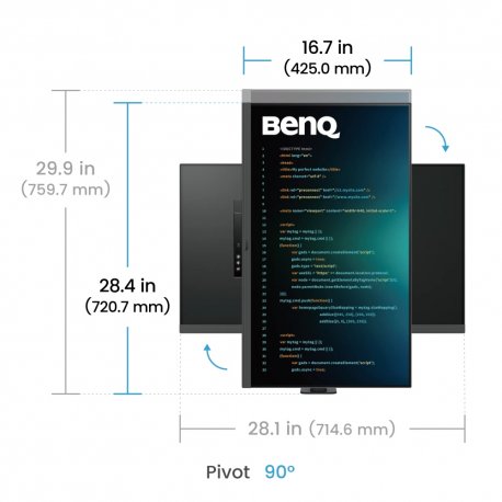 Монитор профессиональный BENQ RD320UA Metallic Grey (9H.LMTLA.TBE)