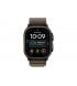 Apple Watch Ultra 4 49mm (GPS+5G) Black Titanium Case with Dark Olive Alpine Loop - S