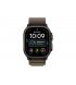 Apple Watch Ultra 4 49mm (GPS+5G) Black Titanium Case with Dark Olive Alpine Loop - S