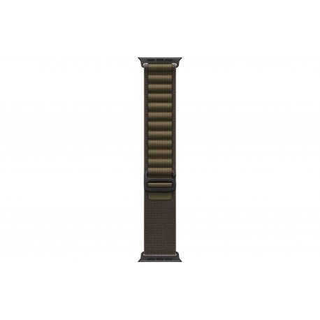 Apple Watch Ultra 4 49mm (GPS+5G) Black Titanium Case with Dark Olive Alpine Loop - S