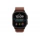 Apple Watch Ultra 4 49mm (GPS+5G) Black Titanium Case with Burgundy Alpine Loop - S Apple Watch Ultra 4 49mm (GPS+5G) Black Titanium Case with Burgundy Alpine Loop - S