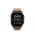 Apple Watch Ultra 4 49mm (GPS+5G) Black Titanium Case with Desert Alpine Loop - S
