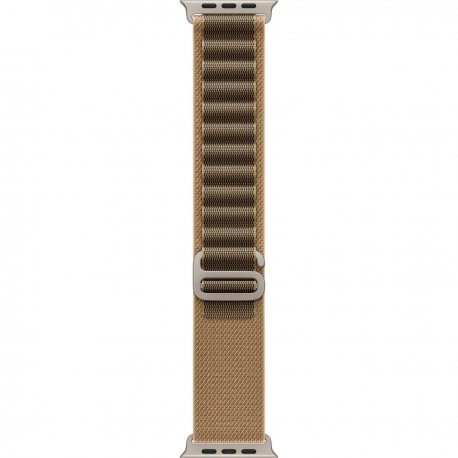 Apple Watch Ultra 4 49mm (GPS+5G) Black Titanium Case with Desert Alpine Loop - S