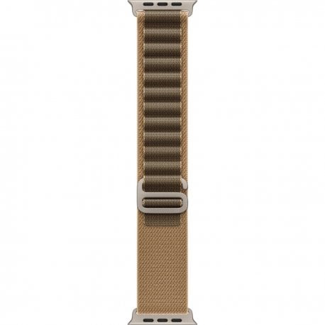 Apple Watch Ultra 4 49mm (GPS+5G) Natural Titanium Case with Desert Alpine Loop - S