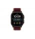 Apple Watch Ultra 4 49mm (GPS+5G) Black Titanium Case with Burgundy Trail Loop - S/M