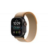 Apple Watch Ultra 4 49mm (GPS+5G) Black Titanium Case with Sand Trail Loop - S/M
