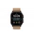 Apple Watch Ultra 4 49mm (GPS+5G) Black Titanium Case with Sand Trail Loop - S/M
