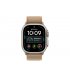 Apple Watch Ultra 4 49mm (GPS+5G) Natural Titanium Case with Sand Trail Loop - S/M