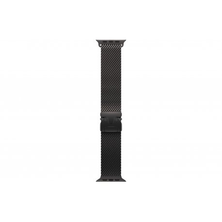 Apple Watch Ultra 4 49mm (GPS+5G) Black Titanium Case with Black Titanium Milanese Loop - S