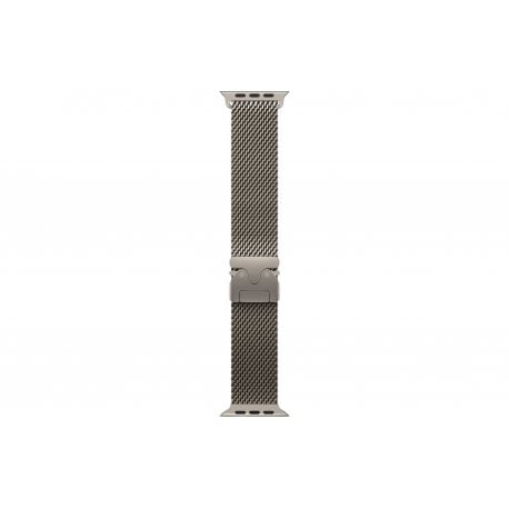 Apple Watch Ultra 4 49mm (GPS+5G) Natural Titanium Case with Natural Titanium Milanese Loop - S