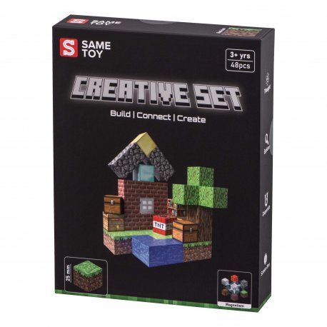 Конструктор магнітний Same Toy Creative Set Patio 48pcs (MCRAFT-4129-SM)