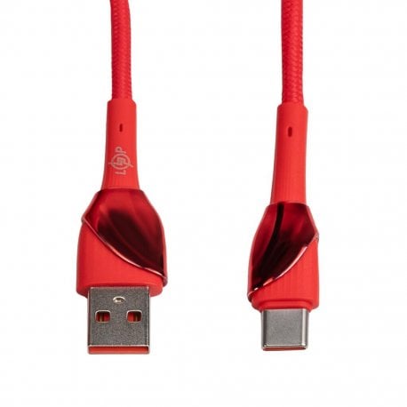 Кабель LogicPower USB 3.0 to Type-C 30W (1m) Red (C301FC)