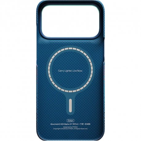 Чехол Pitaka Edge Ultra-Slim для iPhone 18 Pro Max/17 Pro Max Nights-Midnight-01 (KI1803PM)