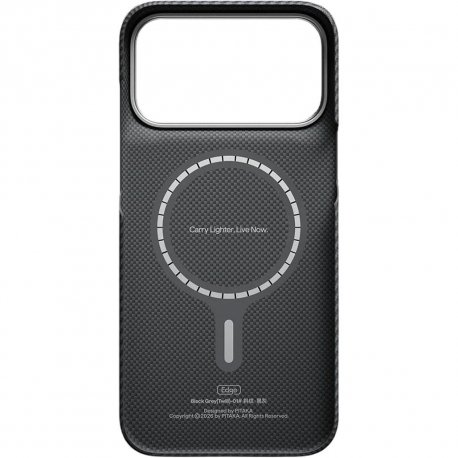Чехол Pitaka Edge Ultra-Slim для iPhone 18 Pro Max/17 Pro Max Twill Black/Grey (KI1801PM)