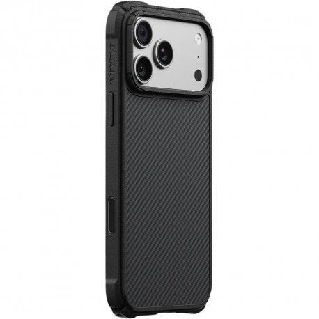 Чехол Pitaka Summa Supreme Craft для iPhone 18 Pro Max/17 Pro Twill Black/Grey (KI1801SPM)