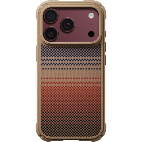 Чехол Pitaka Cairn Military Grade Protective для iPhone 18 Pro/17 Pro Sunset (KI1802CP2)