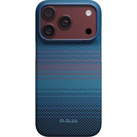 Чехол Pitaka Edge Ultra-Slim для iPhone 18 Pro/17 Pro Nights-Midnight-01 (KI1803P)