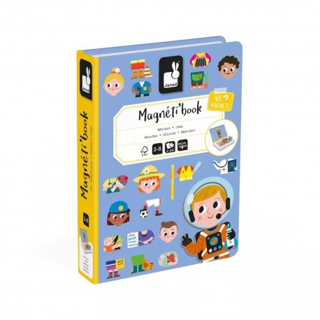 Магнитная книга Janod Микс животных (J02587)