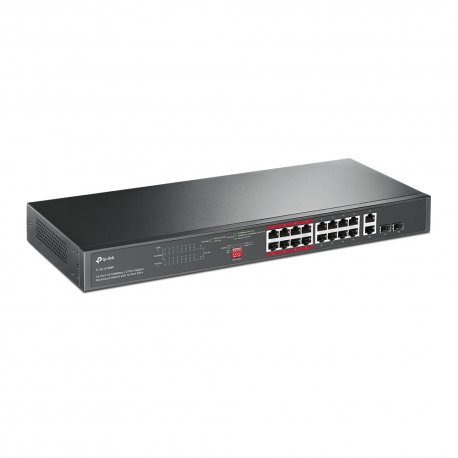 Коммутатор TP-Link TL-SL1218MP Black (TL-SL1218MP)
