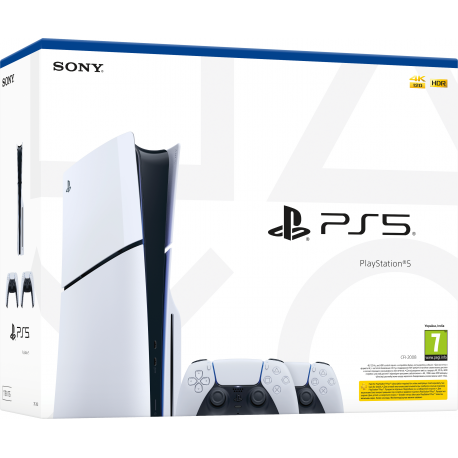 Ігрова консоль Sony PlayStation 5 Slim 1TB (2 геймпади Dualsense) EU