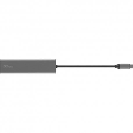 Картридер Trust Halyx Fast USB-C Hub & reader (24191)