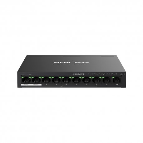 Комутатор Mercusys MS110P Black (MS110P)