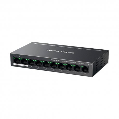 Коммутатор Mercusys MS110P Black (MS110P)