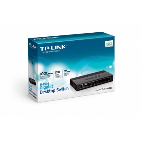 Комутатор TP-Link TL-SG1005D Black (TL-SG1005D)