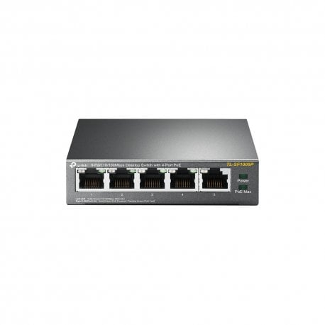 Коммутатор TP-Link TL-SF1005P Black (TL-SF1005P)