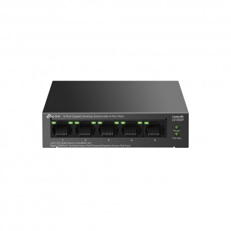 Коммутатор TP-Link LS105GP Black (LS105GP)