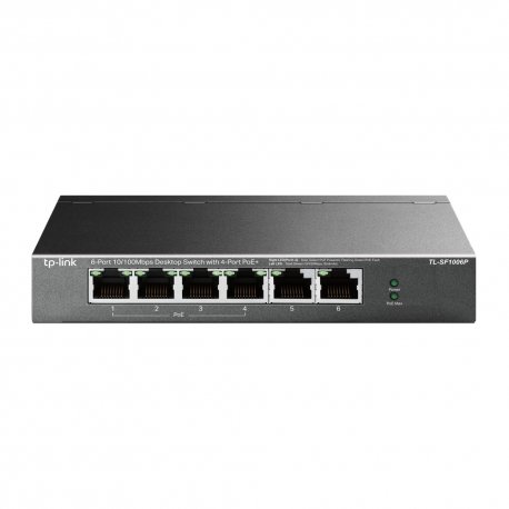 Коммутатор TP-Link TL-SF1006P Black (TL-SF1006P)