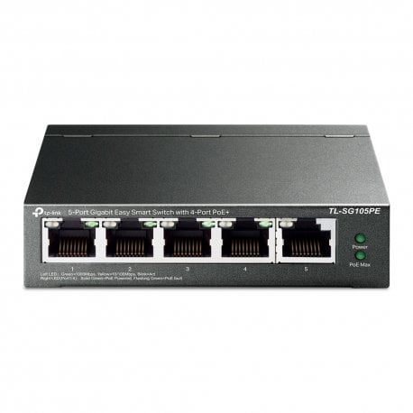 Коммутатор TP-Link TL-SG105PE Black (TL-SG105PE)
