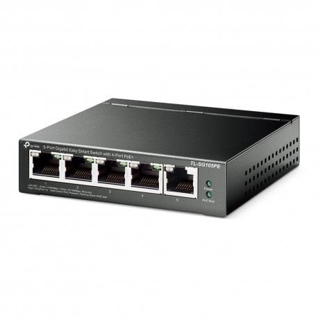 Коммутатор TP-Link TL-SG105PE Black (TL-SG105PE)