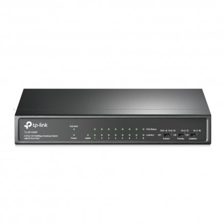 Коммутатор TP-Link TL-SF1009P Black (TL-SF1009P)