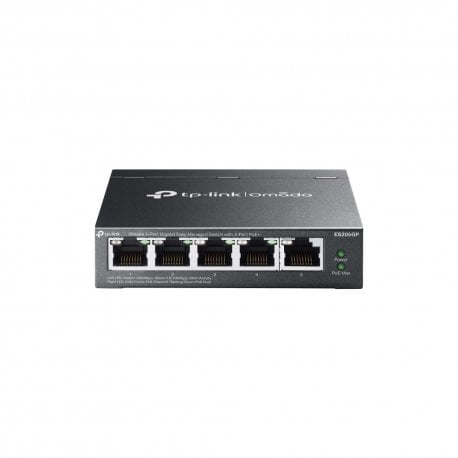 Коммутатор TP-Link ES205GP Black (ES205GP)