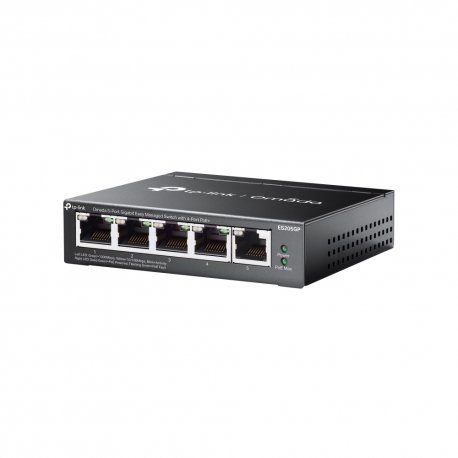 Комутатор TP-Link ES205GP Black (ES205GP)