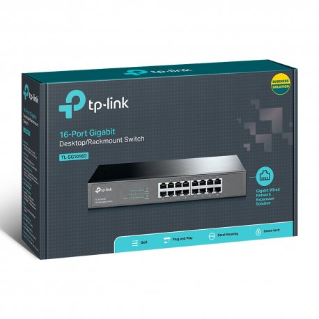 Комутатор TP-Link TL-SG1016D Black (TL-SG1016D)