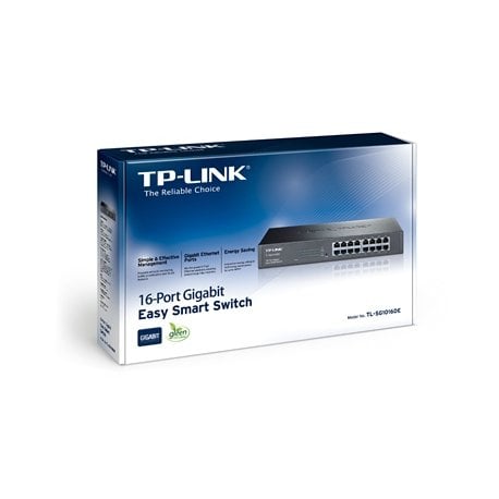 Коммутатор TP-Link TL-SG1016DE Black (TL-SG1016DE)