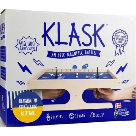 Настільна гра KLASK / КЛАСК (LORD001)