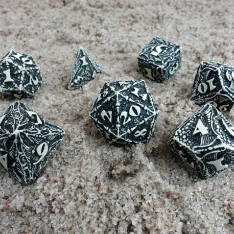 Набір кубиків Dracopolis: Scandinavian Blackfang Dice Set (7) (SDCP01)