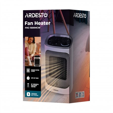 Тепловентилятор Ardesto FHC-1500MCW 1500Вт White (FHC-1500MCW)